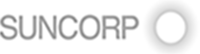 The grey "Suncorp" logo with a circular shape beside the text.